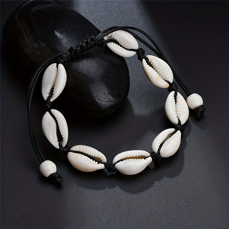 Bohemian Shell Conch Braided Bracelet for Men
