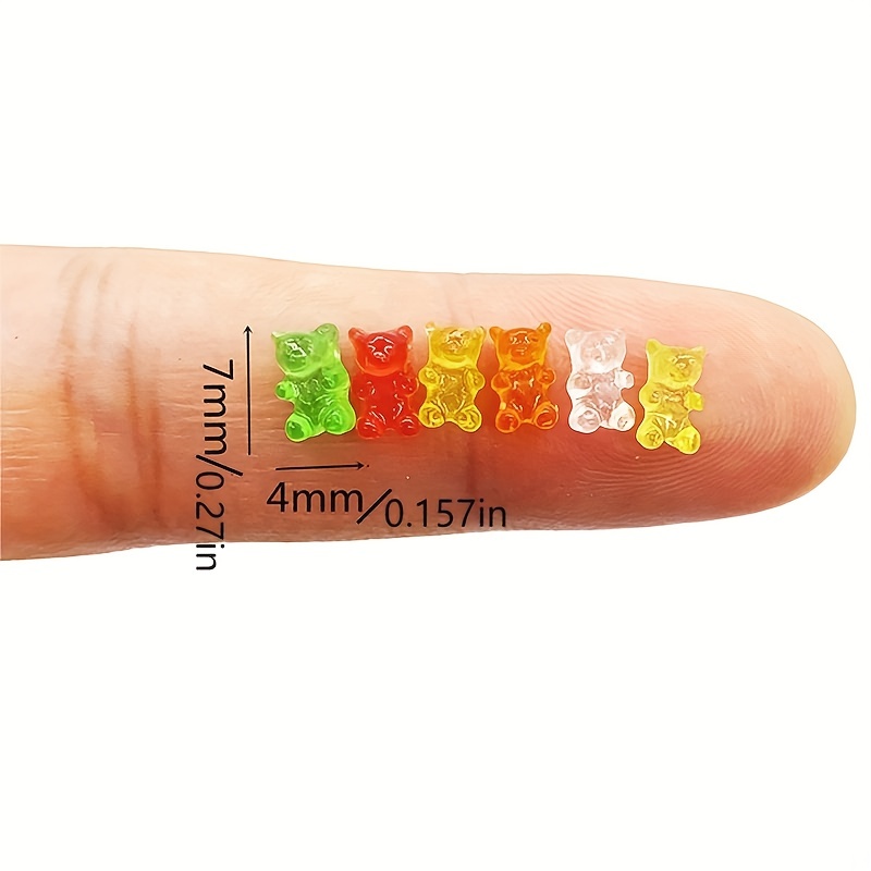 Doll House Simulation Mini Gummy Bear Miniature Scene - Temu