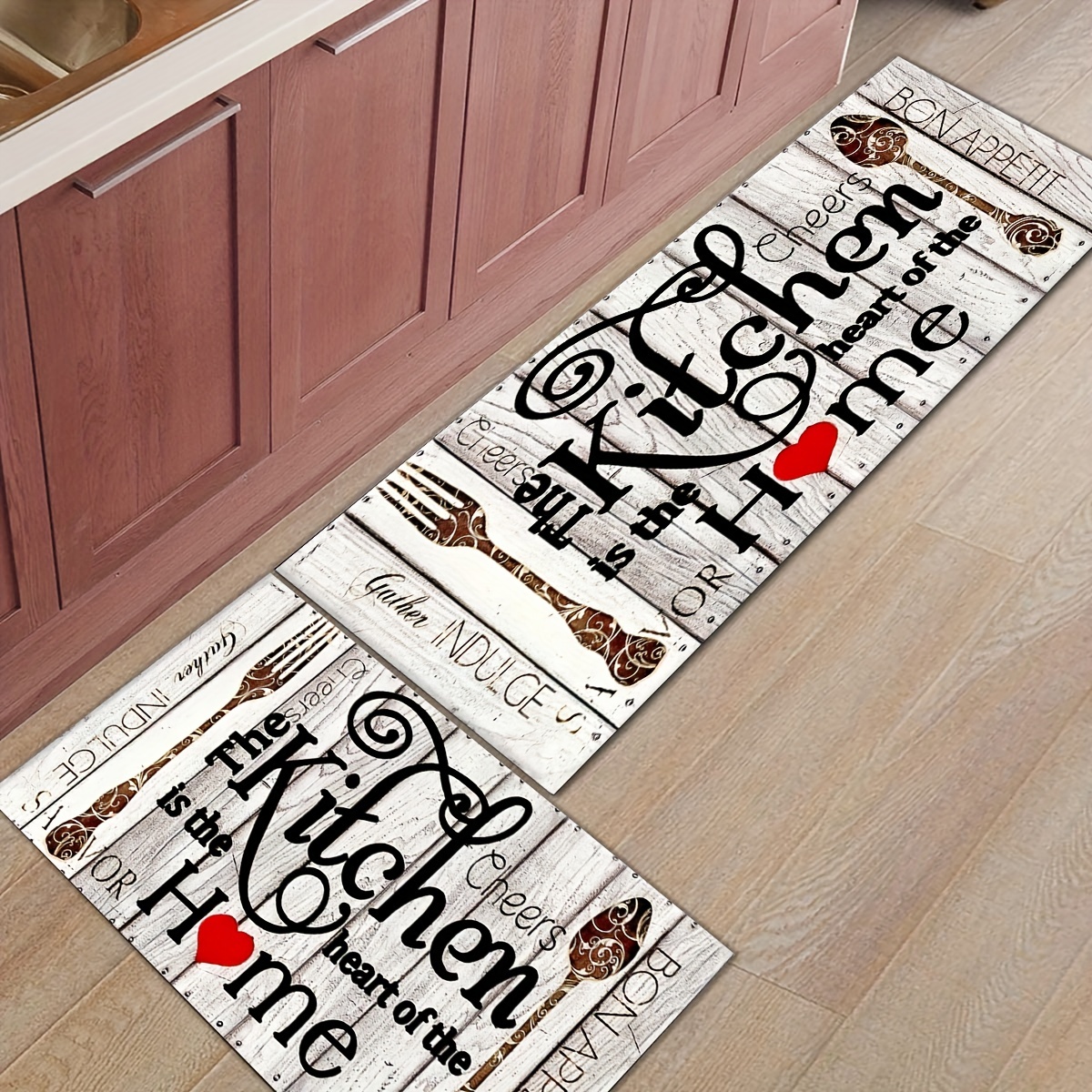 Bon Appetit Kitchen Floor Mat