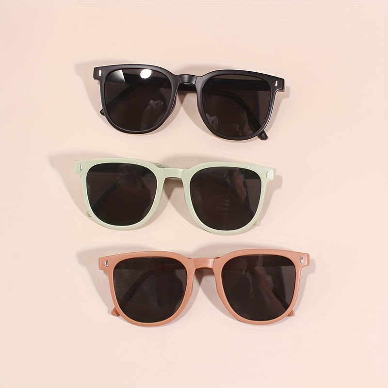 Trendy Classic Vintage Cute Square Sunglasses For Boys Girls - Temu