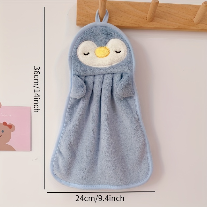 3pcs cartoon shaped hand wipe towel hangable absorbent   friendly hand washing details 2