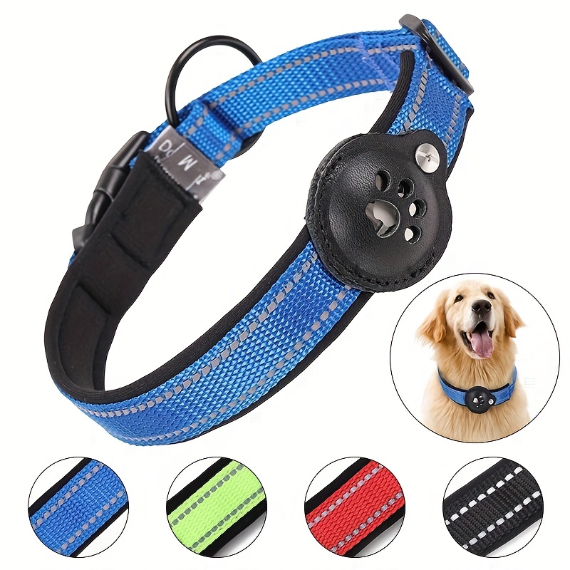 AirTag - Collar para perro (L, azul)