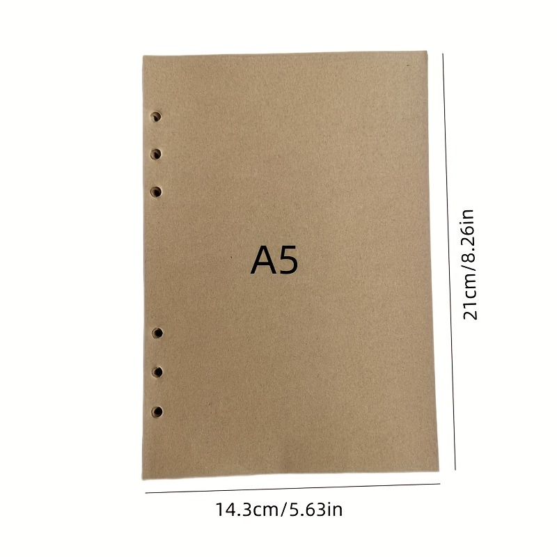 A5 Planner Filler Paper 6 hole Punched For 6 ring Binders - Temu