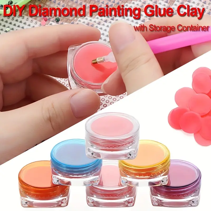 Diamond Painting Glue Clay Painting Glue Clay Diy Diamond - Temu