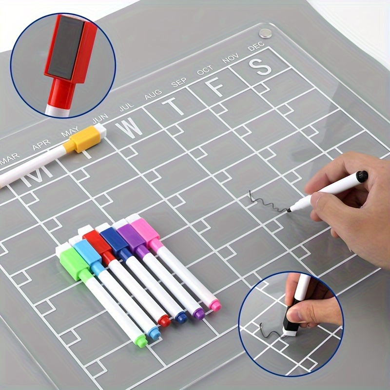 Acrylic Dry Erase Board Non magnetic Floating Dry Erase - Temu