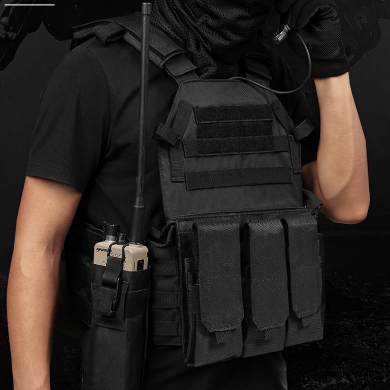 YAKEDA Police Military Tactical Vest Wargame Body Armor Sports Wear Hunting  Vest CS Outdoor Products Equipment with 5 Colors