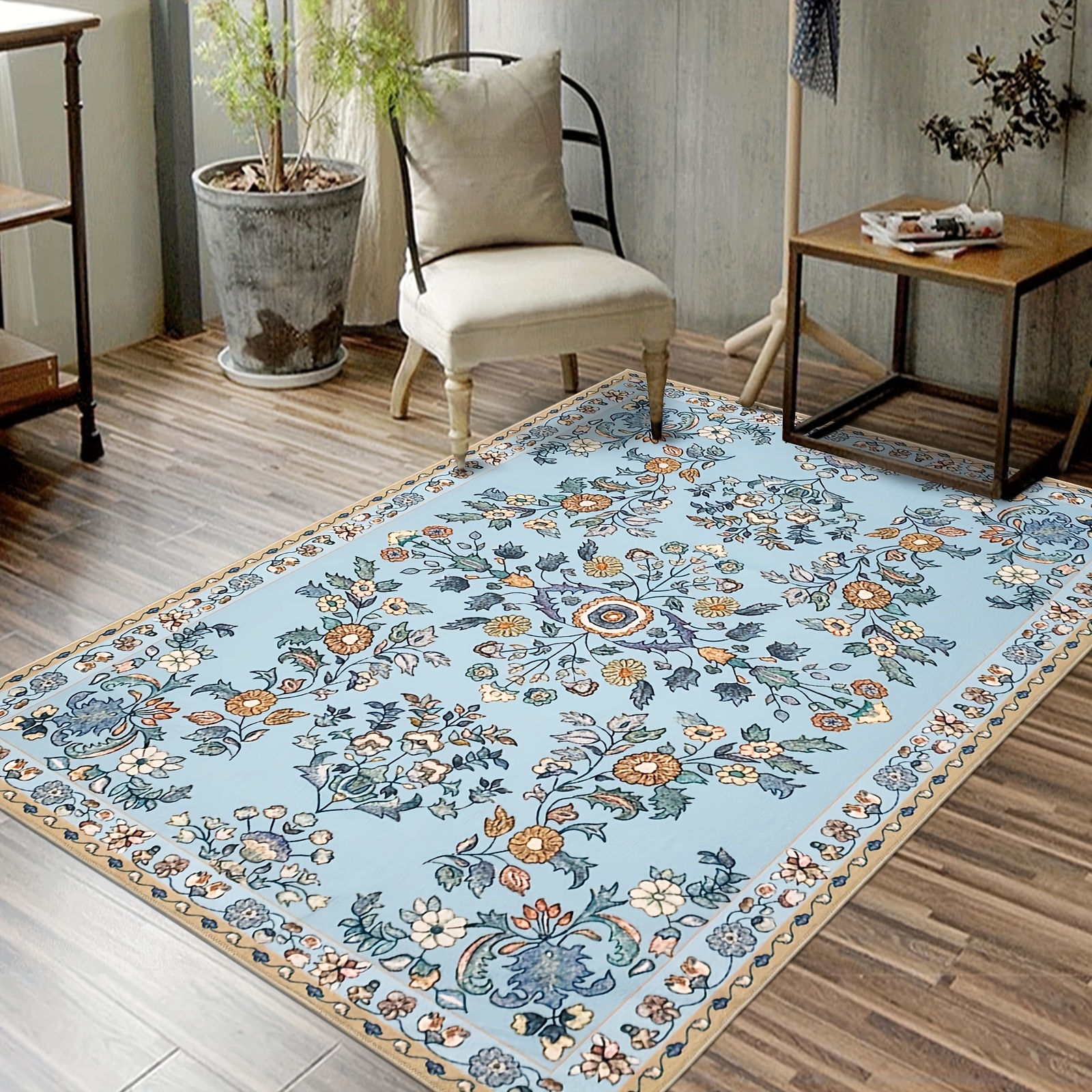 Non-slip Boho Rugs, Vintage Washable Small Area Rug, For Bedroom Entryway,  Kitchen Laundry Room Hallway Bedside Dorm,home Decor, Room Decor - Temu