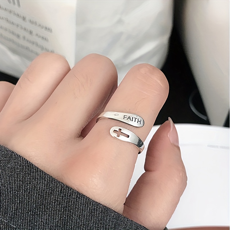 Cross hot sale finger ring