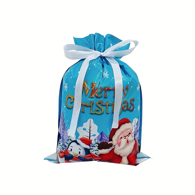 Drawstring christmas gift bags sale