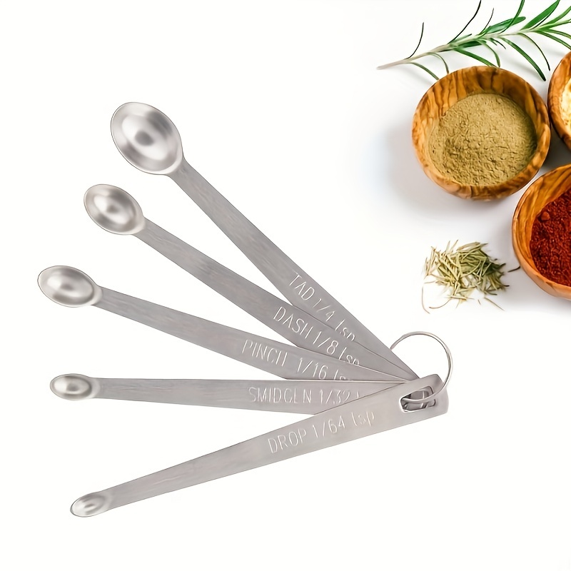 Stainless Steel Mini Measuring Spoons Creative Mini - Temu