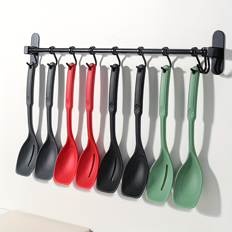 Silicone Cooking Spoons, Heat Resistant Large Silicone Pasta