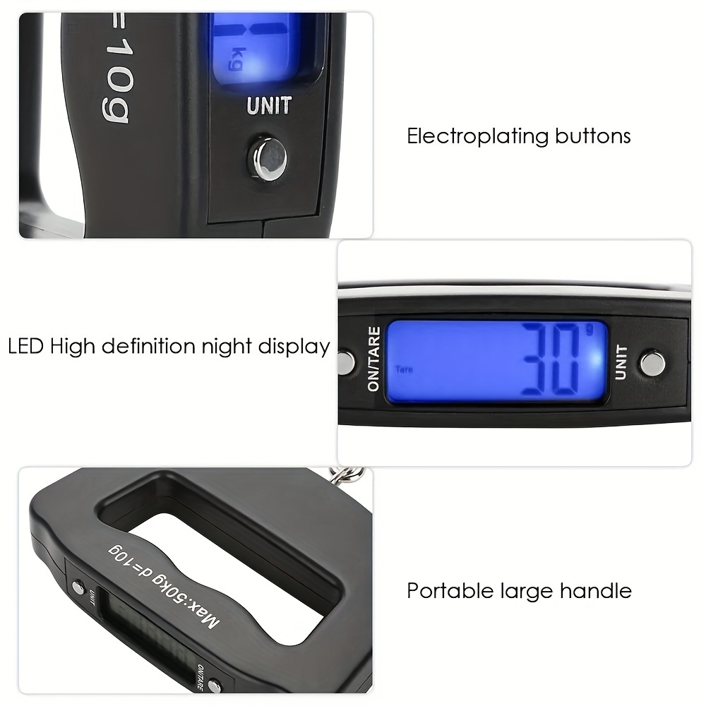 Glancing LCD Display Digital Weight Scale Fish Hook Travel Portable Luggage  Scale Smile Electronic Weighing Scale with Label Printer Weighing Scale  Price in India - Buy Glancing LCD Display Digital Weight Scale