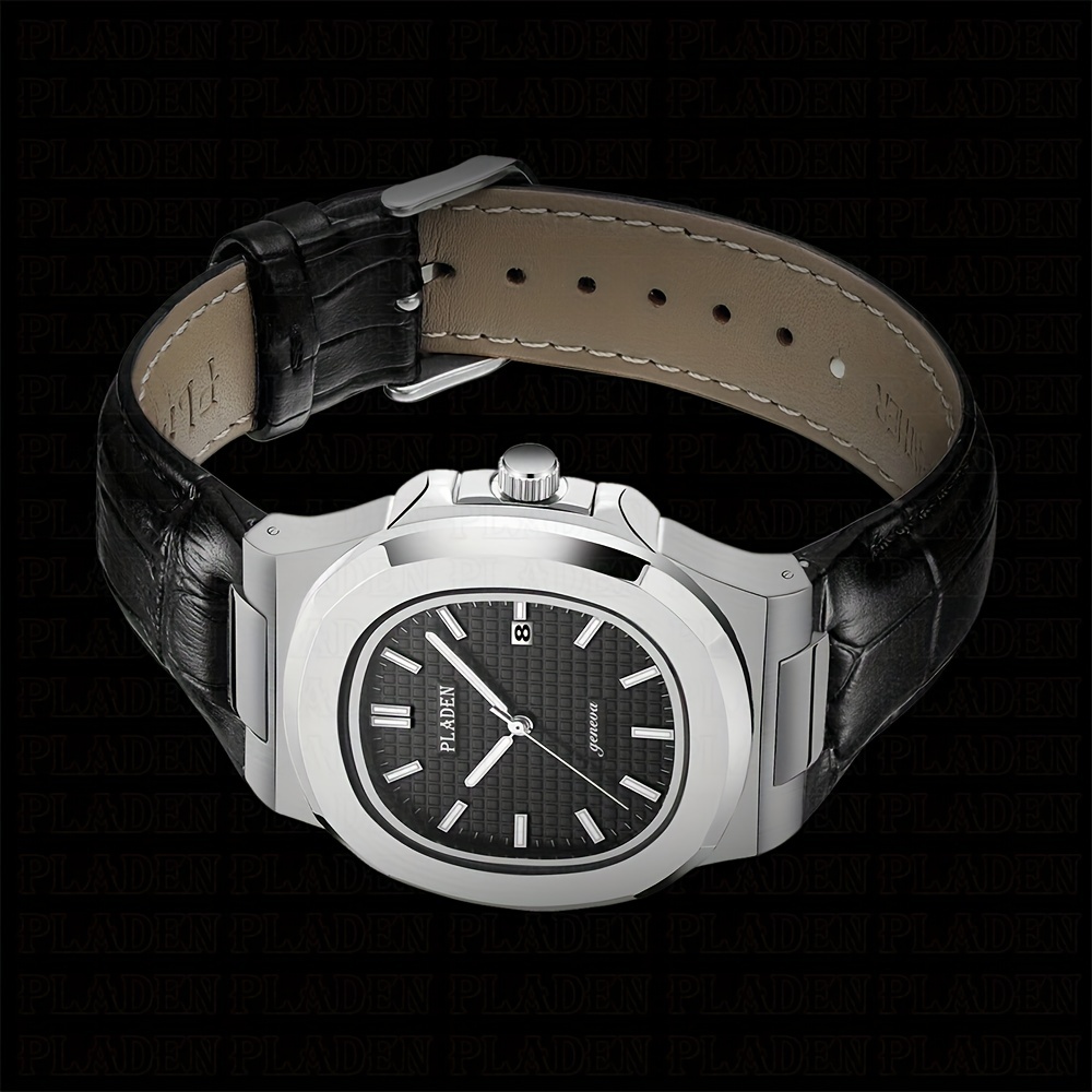 【日本未発売 アメリカ価格30,000円】PLADEN レザーベルト腕時計