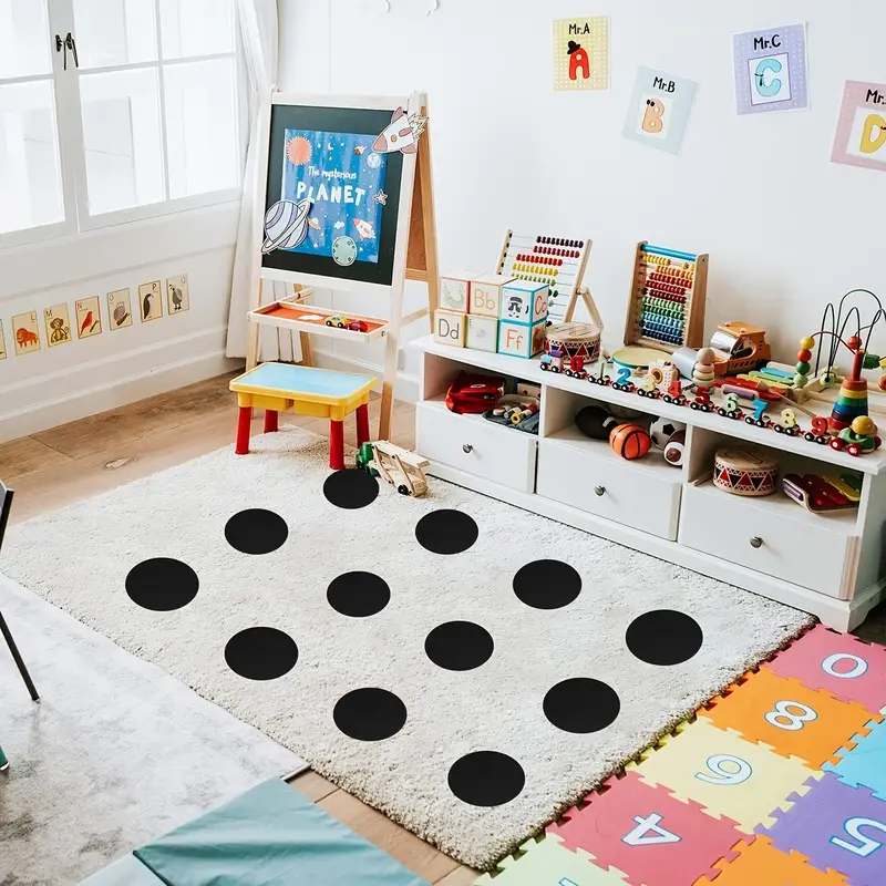 Carpet Floor Dot Markers Teacher Classroom Sitting Carpet - Temu