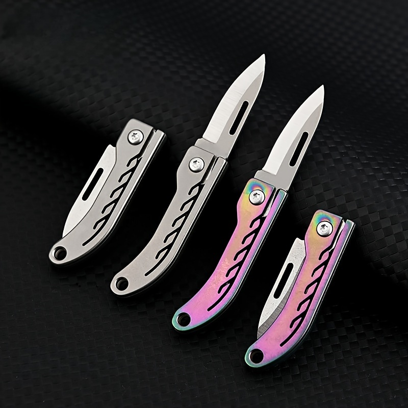 Aluminum Alloy Folding Knife Multifunctional Metal Utility - Temu