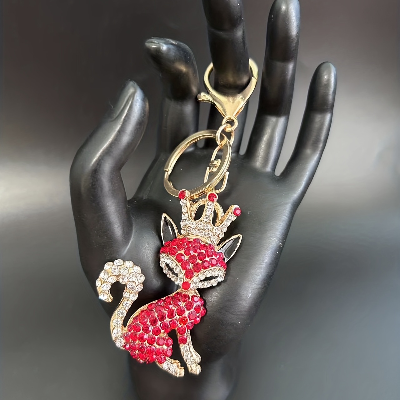 Keychain Keyring Charm Pendant, Ladybug Car Key Chains Cute Purse Charm  Metal Bling Key Ring for Women Girls