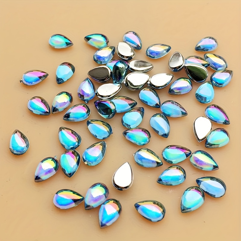 Flatback Crystal Rhinestones Stick on Scrapbooking Glitter Stones