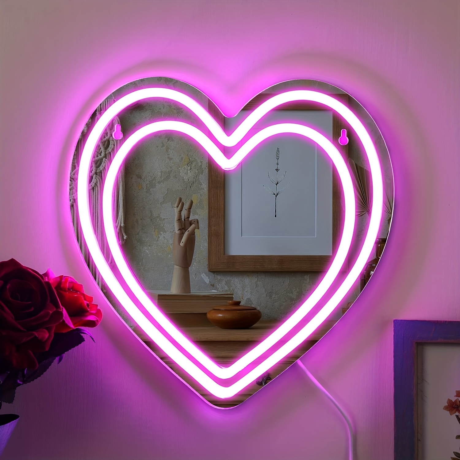 1 Pieza Luces Led Letras Amor Romántico Luces Neón - Temu