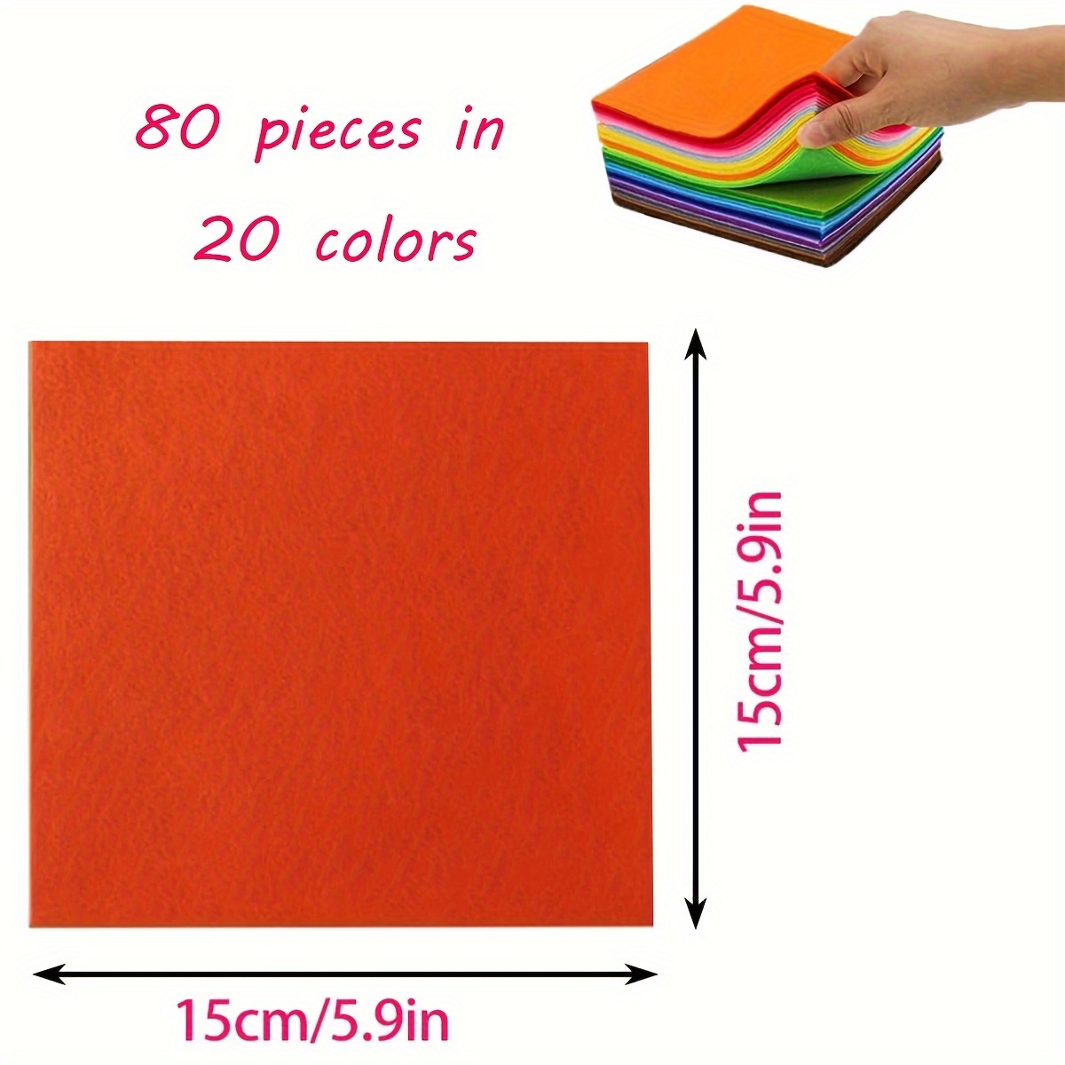 Multi color Felt Fabric Soft Felt Sheets Great For Diy - Temu