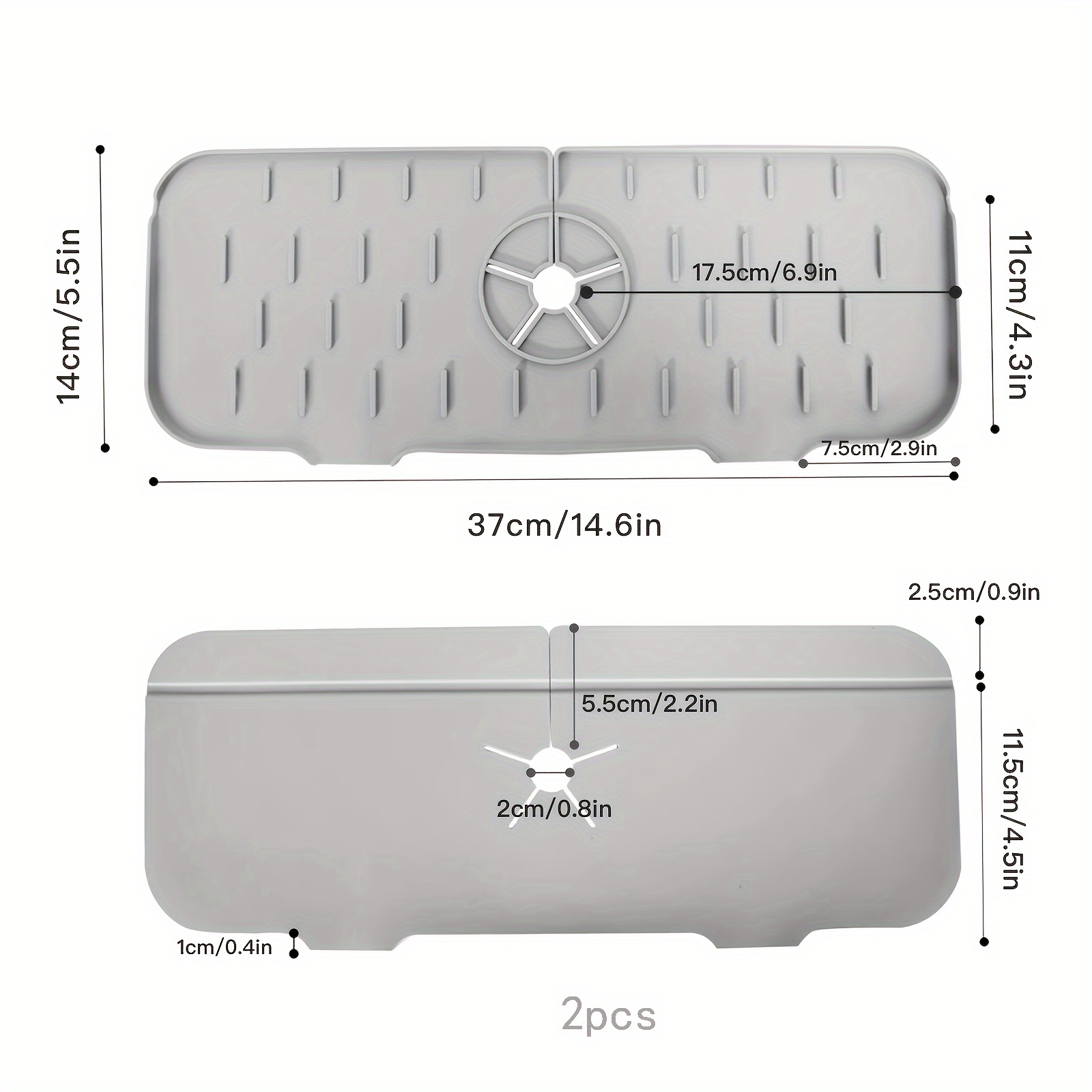 1/2pcs Organizadores Debajo Fregadero Protector Salpicaduras - Temu Chile