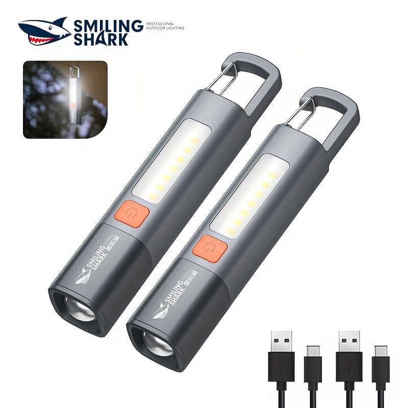 Smiling Shark ES03 Mini Glare Flashlight 3000LM Portable