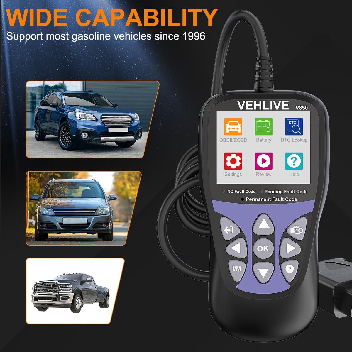 Kaufe OBD2-Scanner, OBD-Codeleser und Scan-Tools,  Automotor-Diagnose-Scanner-Tool für alle Autos mit OBDII-Protokoll
