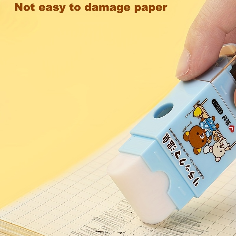 Cute Animal Roller Eraser With Roller Cleaning Built in - Temu