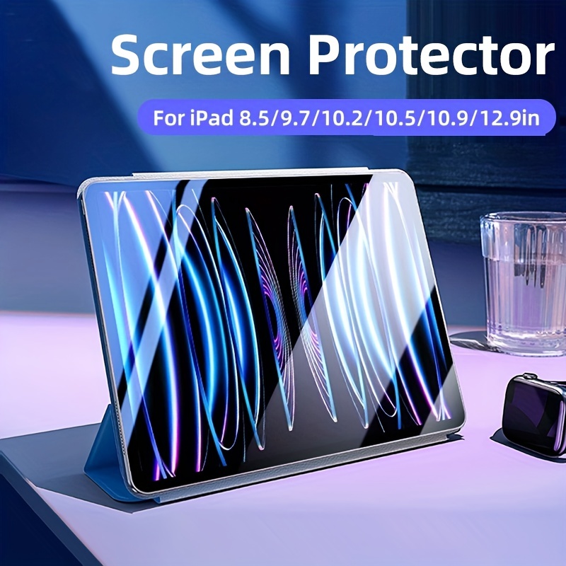 Lot de 2, Protection Écran en Verre Trempé pour iPad 9(2021)/iPad 8(2020)/ iPad 7(2019)[10,2 Pouces, 9ème/8ème/7ème Génération], Film Protection écran  - Outil d'alignement Offert