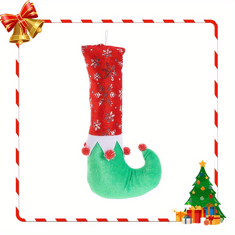 Elf Feet Doll Ornaments Christmas Tree Decorative Pendant