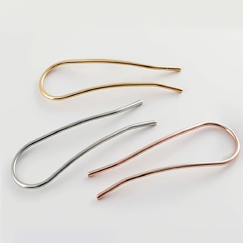  5PC U Shape Women Hairpins, French U-Shaped Hairpin with Two  Prongs, French Pin Hair Fork Sticks, U Shape Hair Clips Bun Hair Pins Clips  for Women Girls, 2023 Stylish Hair