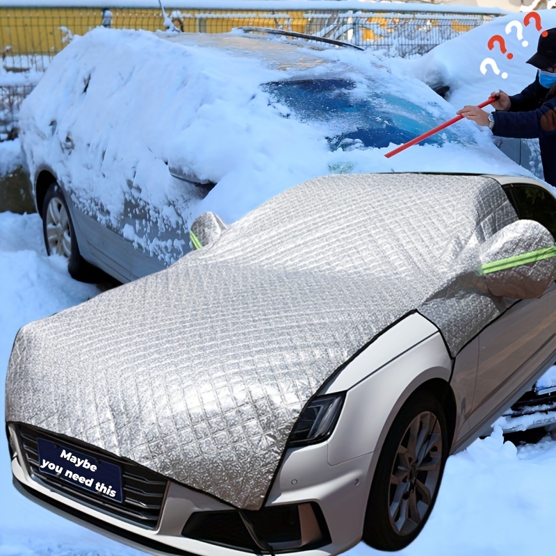Car Heavy Duty Ultra Thick Protective Windscreen Cover Snow - Temu