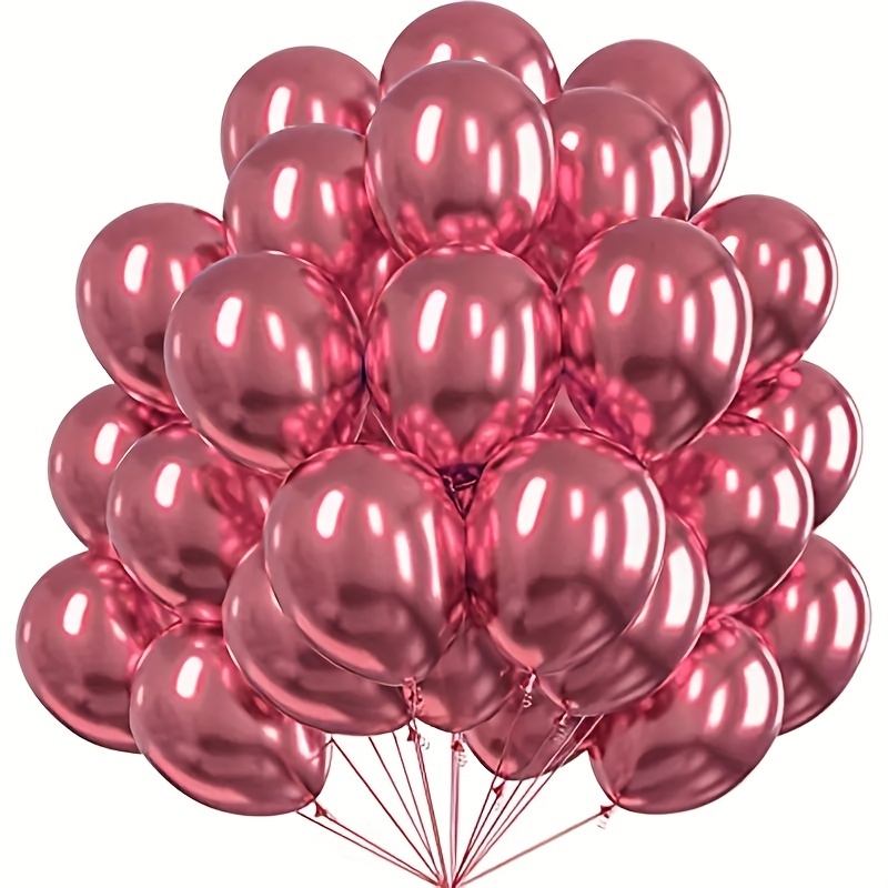 30pcs, 5-inch Chrome Balloons - Perfect for Birthday, Wedding, Graduations, Anniversaries, And More for Halloween Christmas Easter gift -winter, new year, Easter Room Decor