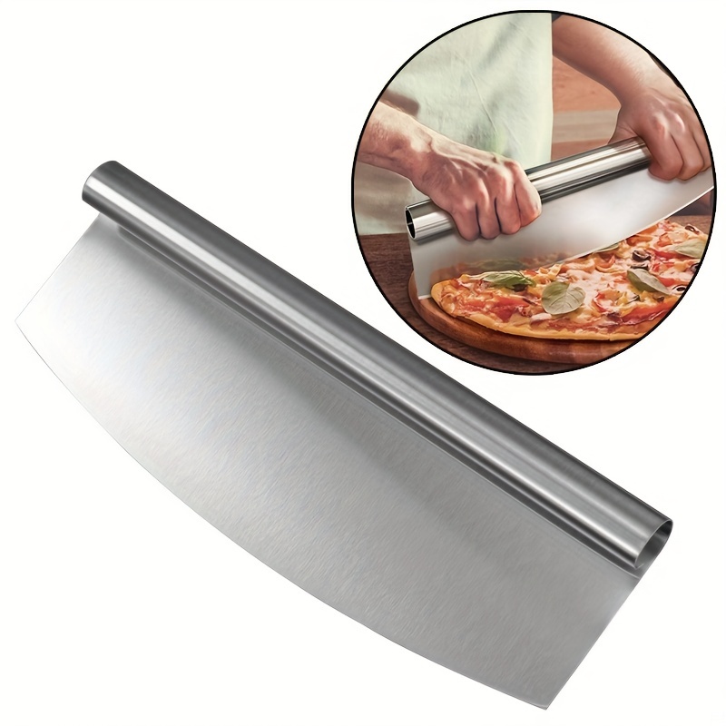 Baking Tools Stainless Dough Scraper Pizza Cutter Kitchen - Temu