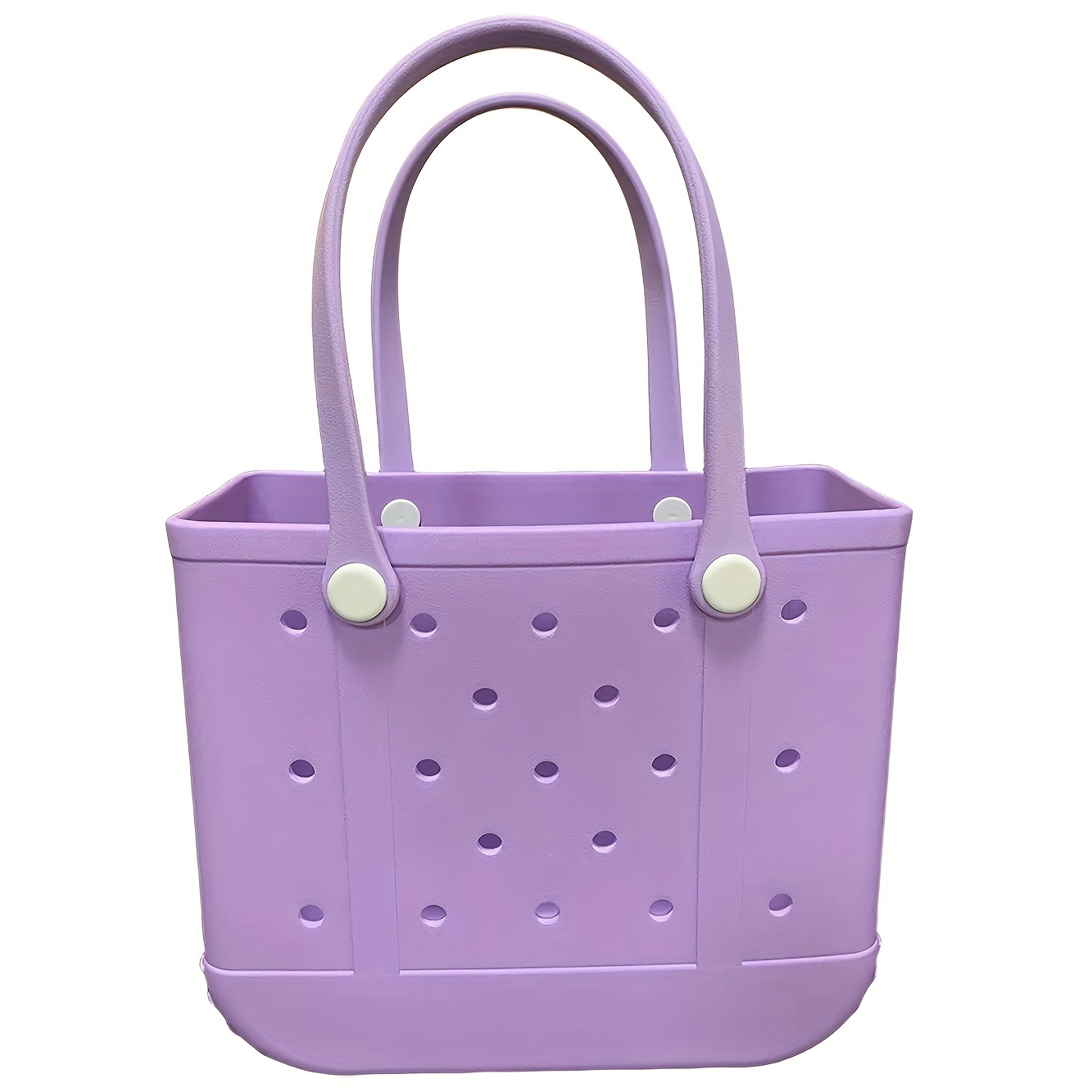 Plastic beach sale tote with holes