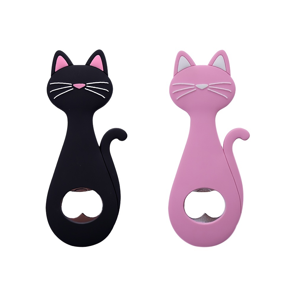 Cute Magnetic Bottle Opener Cartoon Beer Bottle Opener Cat Magnet  Refrigerator Decoration Fridge Magnet Beer Opener Kitchen Gadgets - Temu