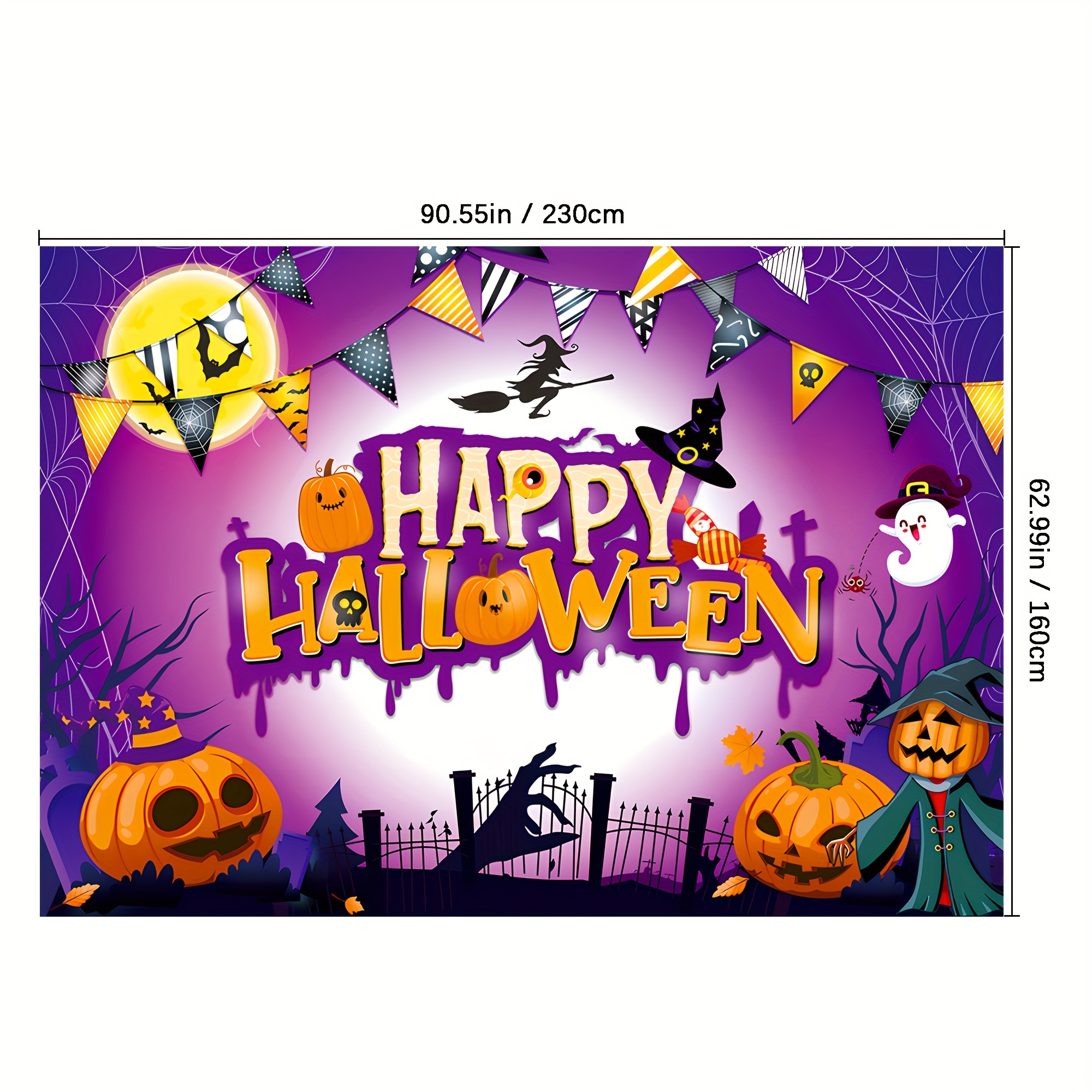 Extra Long Halloween Pumpkin Castle Rug Hallway Kitchen Mat - Temu