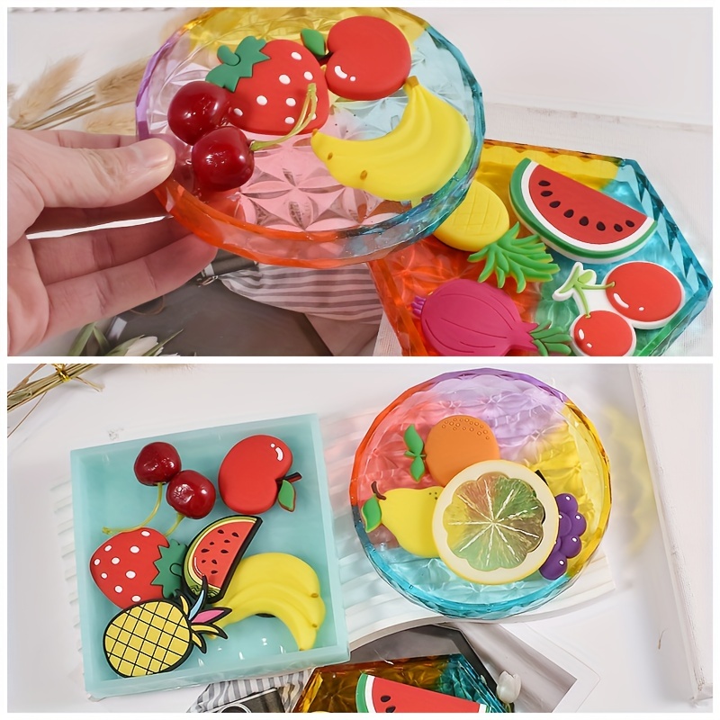 Three Layer Fruit Tray Silicone Mold-tea Tray Mold-resin Coaster