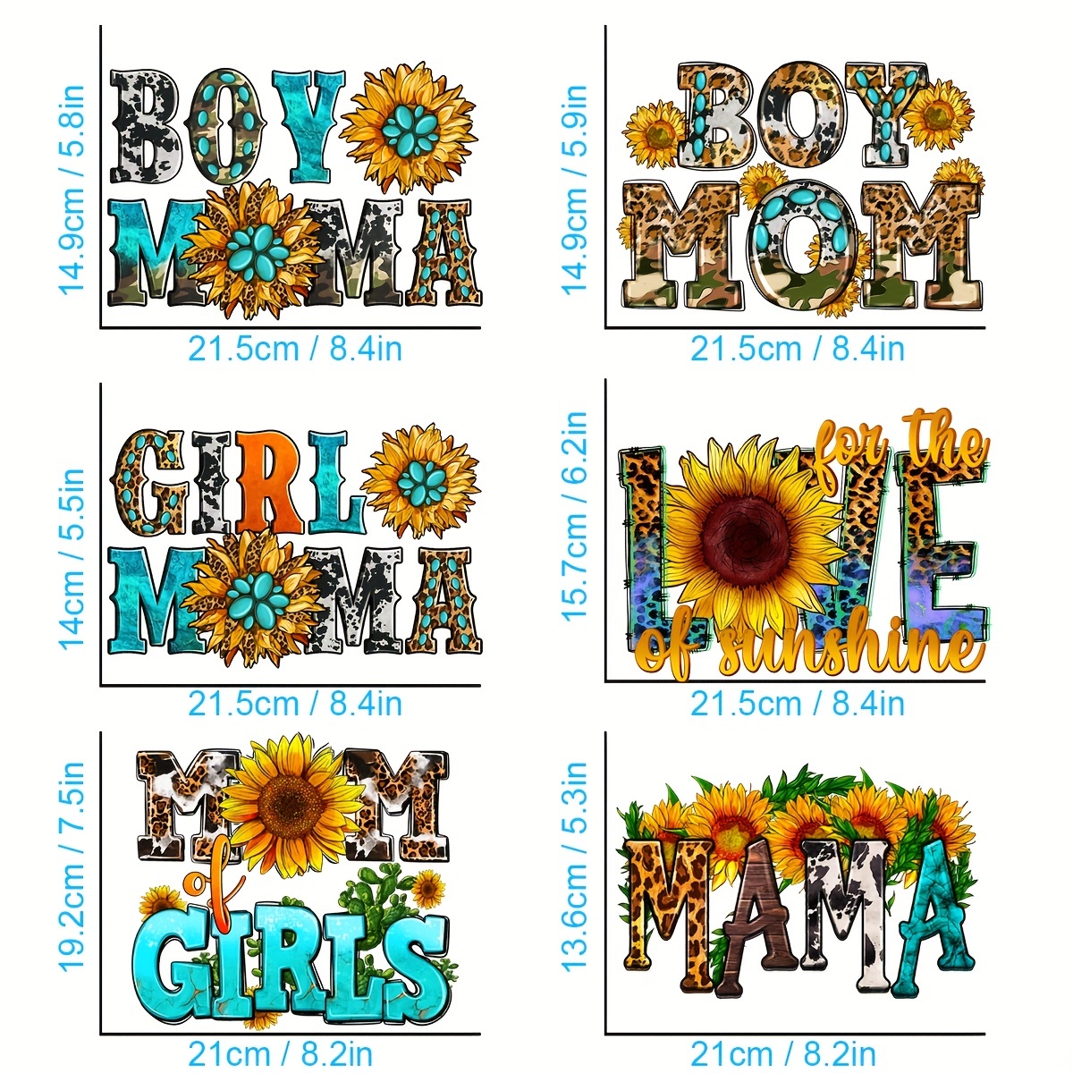 1/2pc Baseball Football American Football Sunflower Heat Transfer Patches  Iron On Transfers Sticker For Clothing Design Washable Heat Press Decals  For T-Shirts Backpacks, Embroidery Applique Iron On Heat Patches For Jackets,  Sew