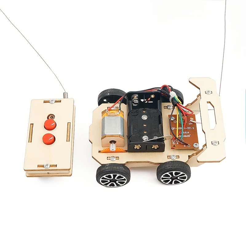 DIY Remote Control Car Kit Educational Science Toy for Kids 6 Years+