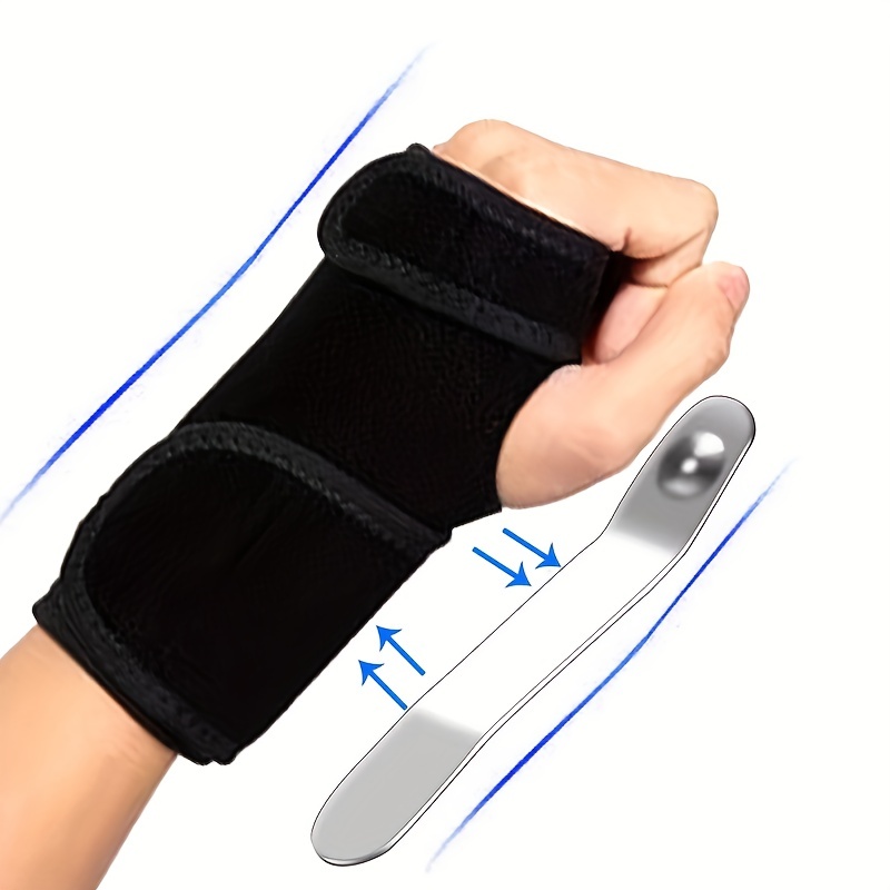Wrist Brace, Carpal Tunnel Splint with Metal Support Strip for Men and  Women Tendonitis Arthritis Pain Relief