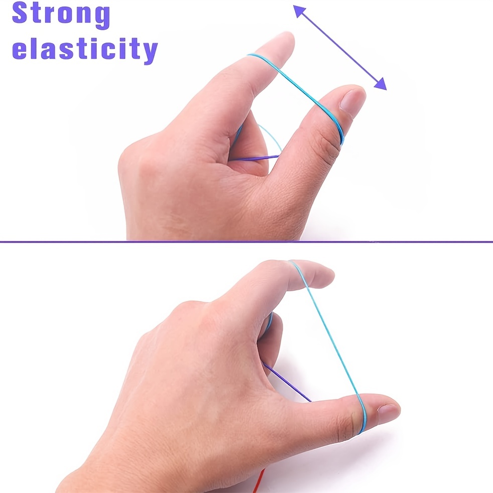  1mm Stretchy Bracelet String, Sturdy Rainbow Elastic
