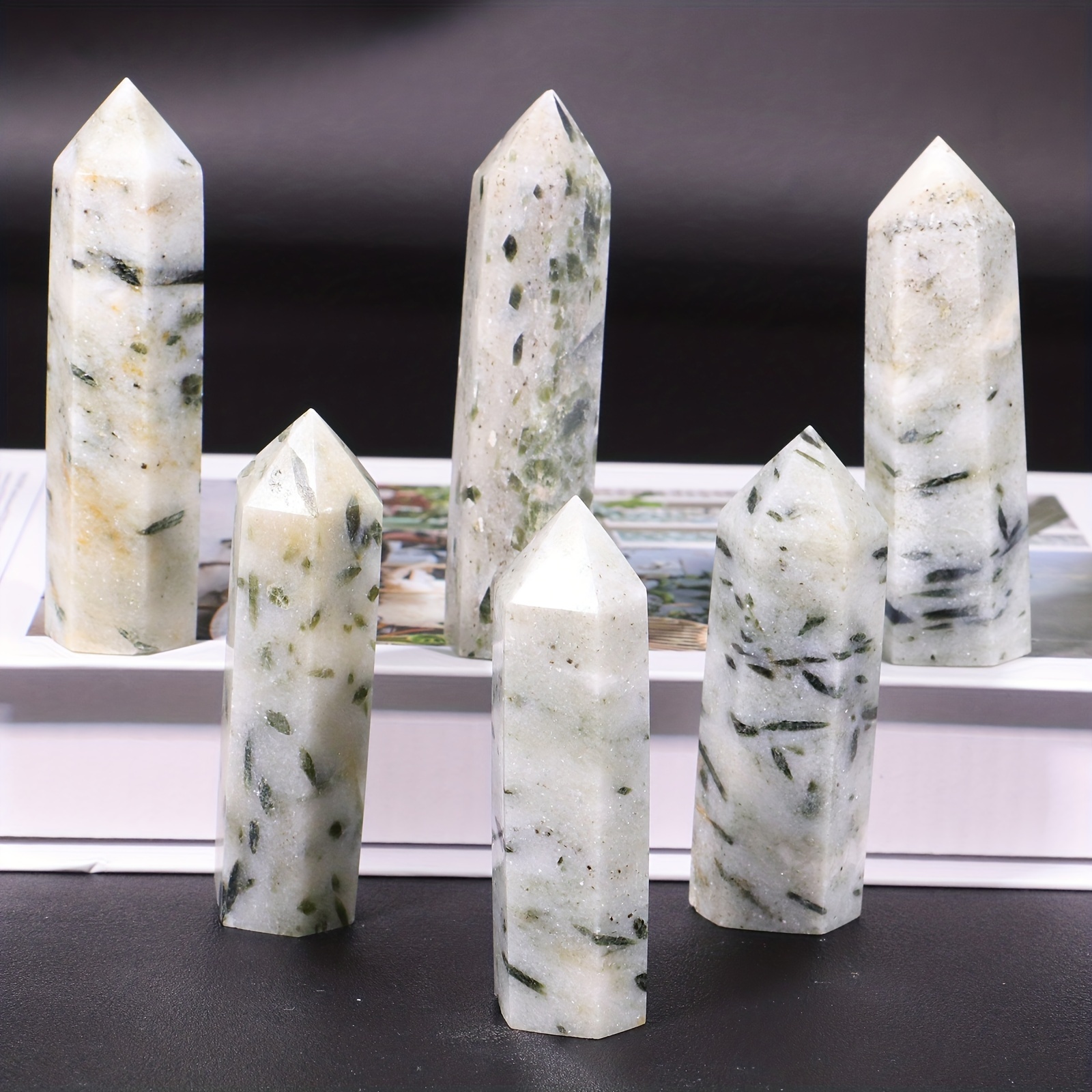 Crystal Tower Phoenix Stone Hexagonal Prism Rough Stone Crystal Point