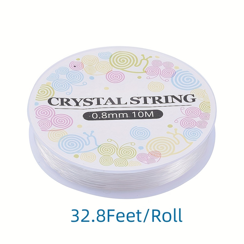 Strong & Stretchy Crystal String Elastic Thread Beading Bracelet Cord Size  0.8mm -  Israel