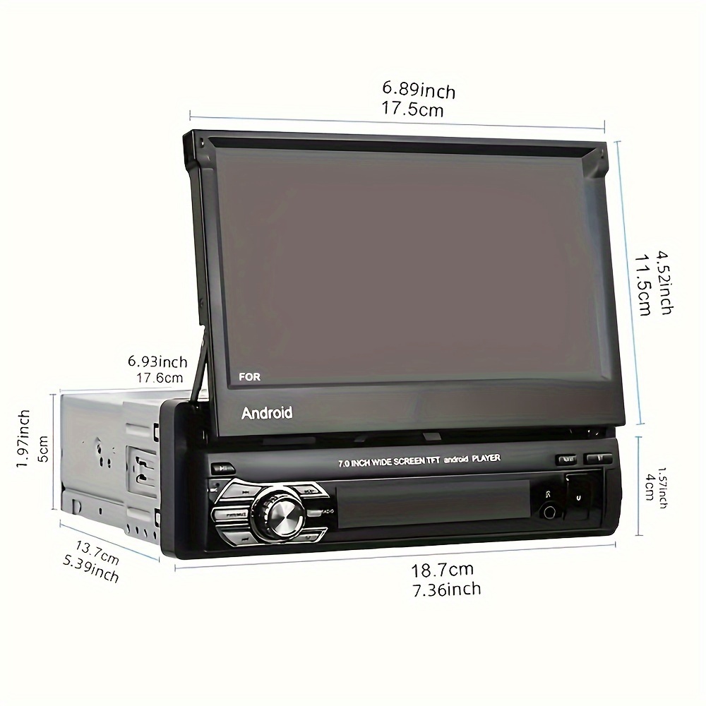 Pantalla Táctil Automática Gps 2 Din Player Car Video Radio Para
