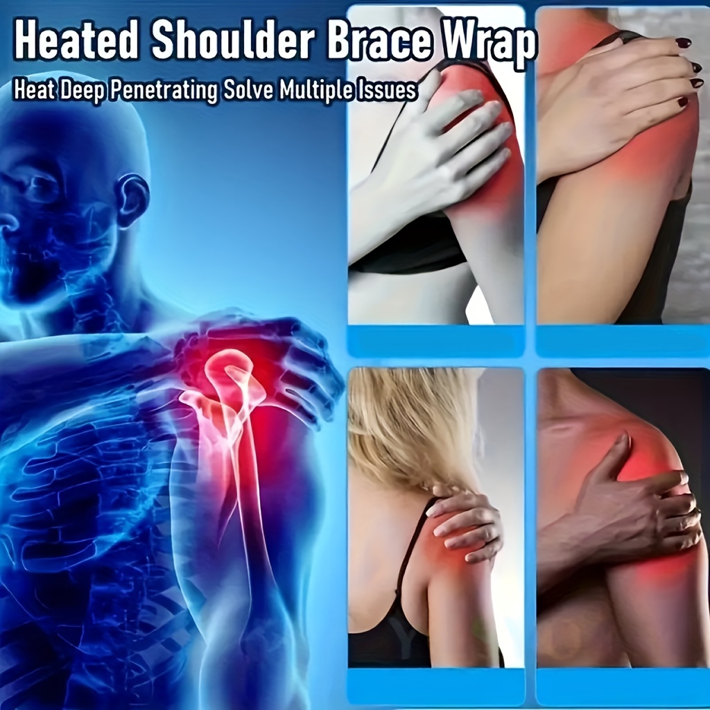 Relax Rejuvenate Usb Heated Shoulder Heating Pad Brace - Temu