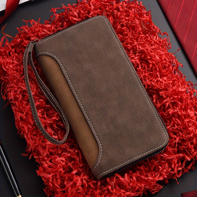 Comprar Bolso de piel para teléfono móvil para hombre cartera