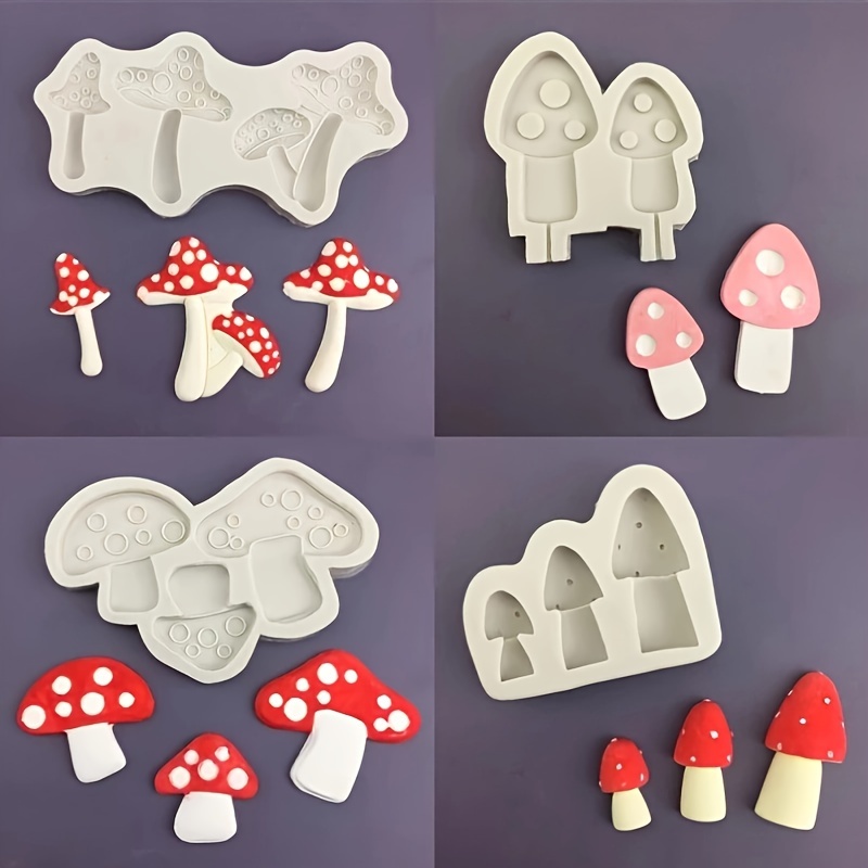 SET of 3 cookie cutters (Snail, Mushroom & Maple Leaf) forest garden party