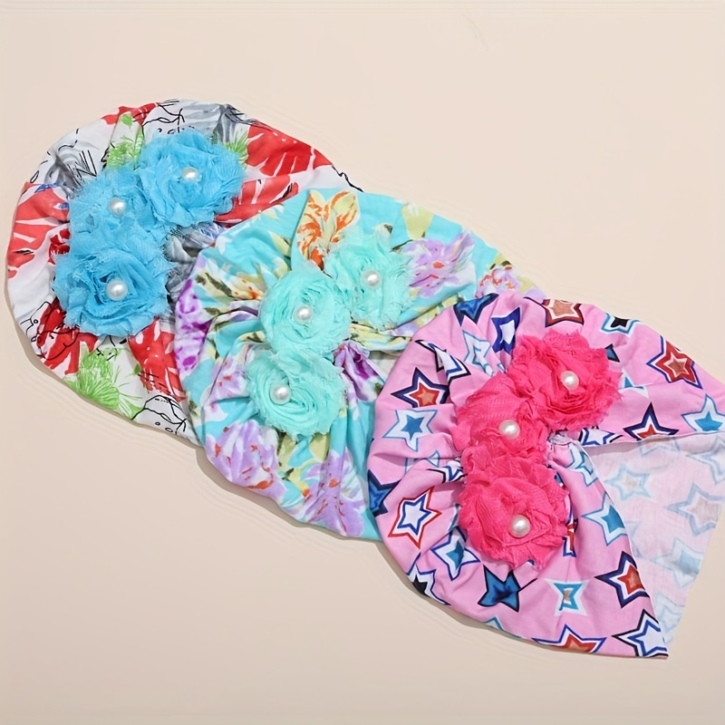 Turbante Estampado Floral Anudado Lazo Ideal Bebés Niñas - Temu