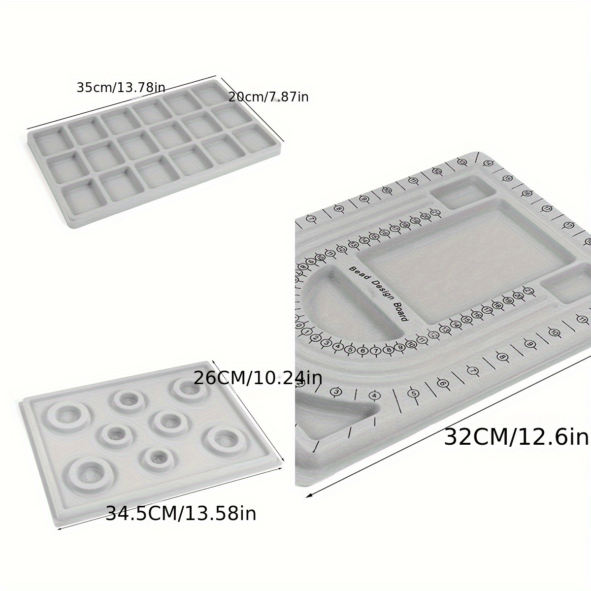 Diy Beading Design Tray For Bracelets Necklaces Shaping And - Temu