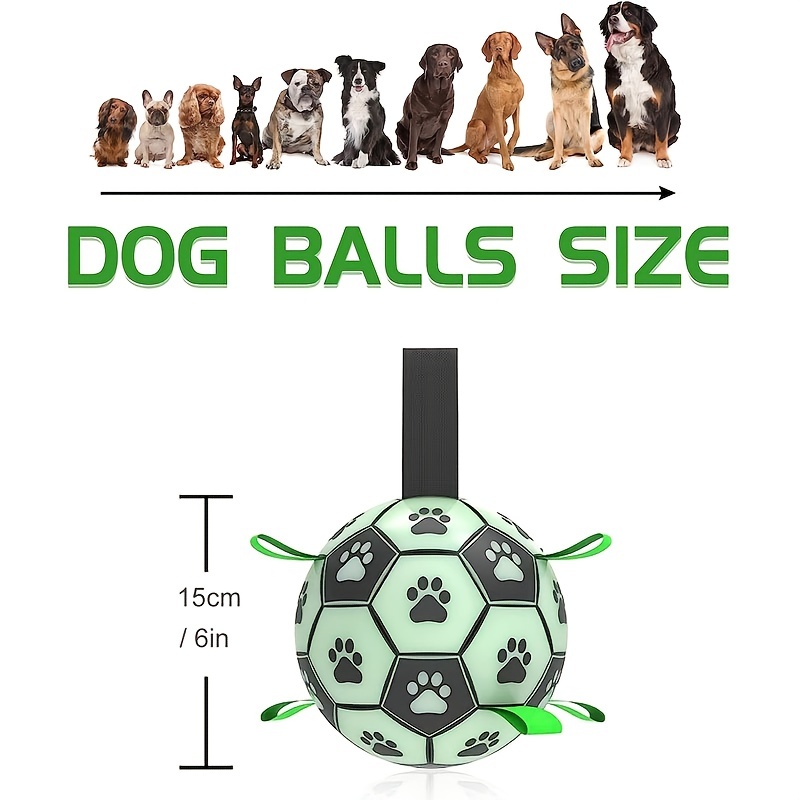 Dog Toys, Interactive Dog Soccer Toys With Grab Tabs, Durable Dog Balls For  Small And Medium Dog Water Toys Indoor And Outdoor